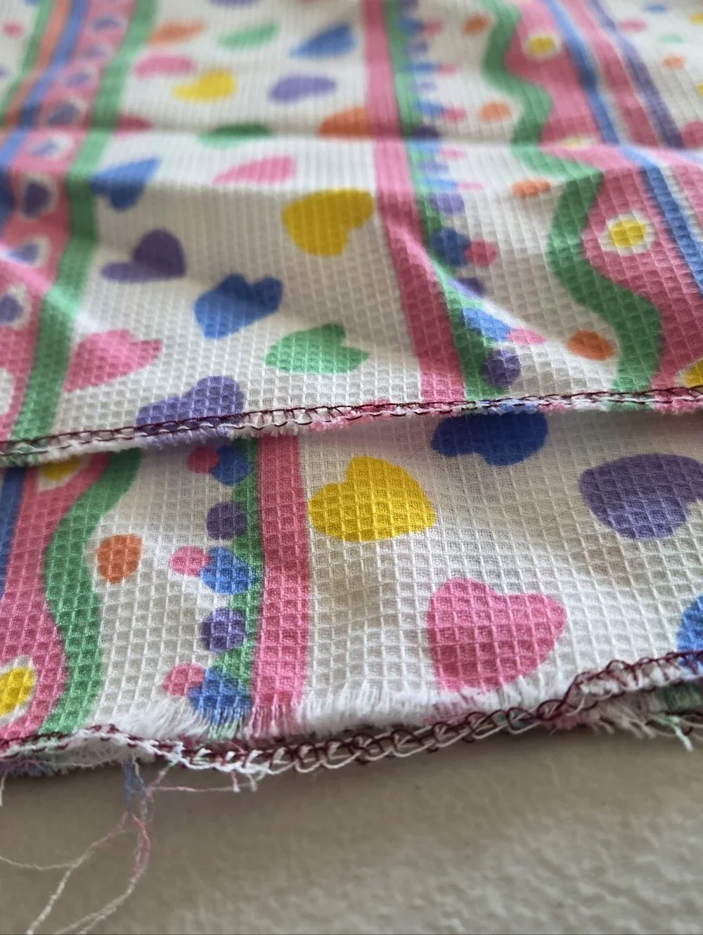 Rare Cranston Print Works Schwartz Liebman Tex U.S.A. 1980's Knit Fabric 87in